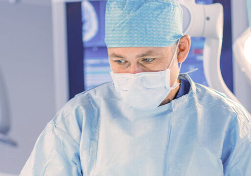 Surgeons in-action in the operating room